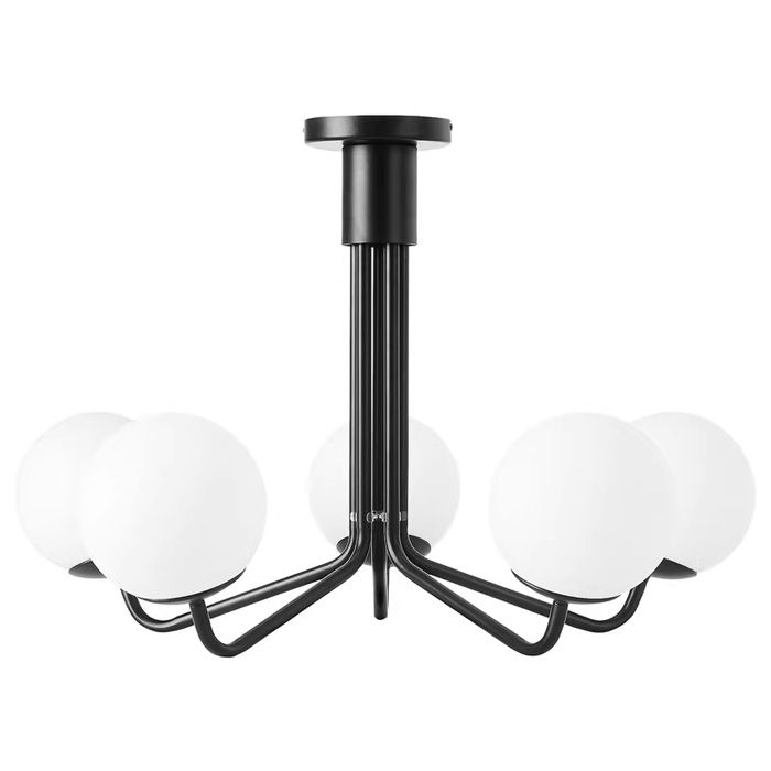 TOOLIGHT hængende loftlampe APP1578-5CP Sort 47x47x47cm