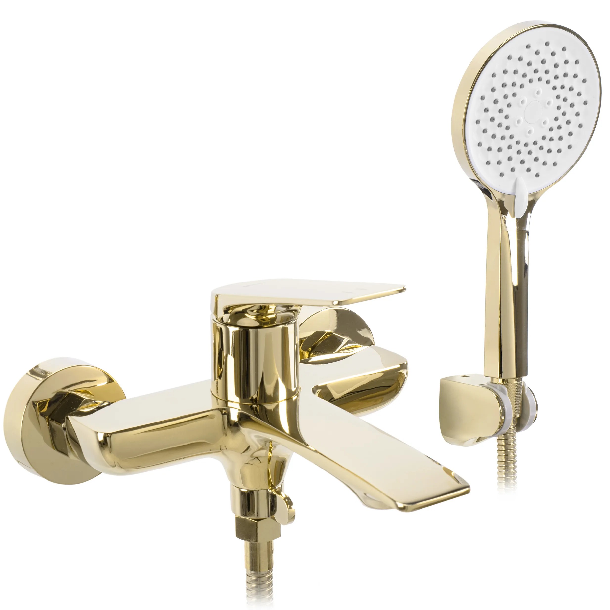 REA badekarsarmatur AVALON Guld, 18,5x18,5x11,5cm