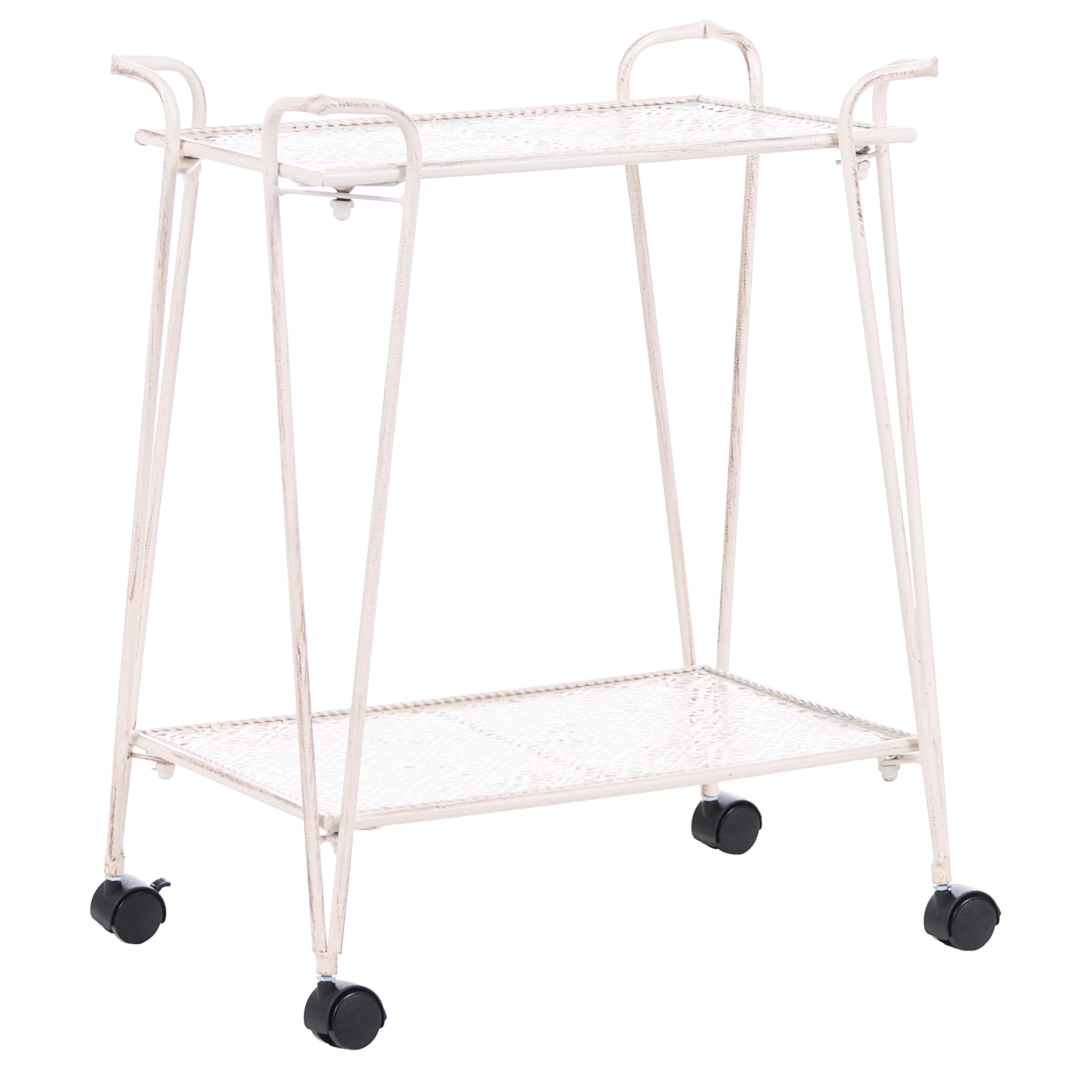 Rullebord med hjul YUMBILLA Metal Hvid