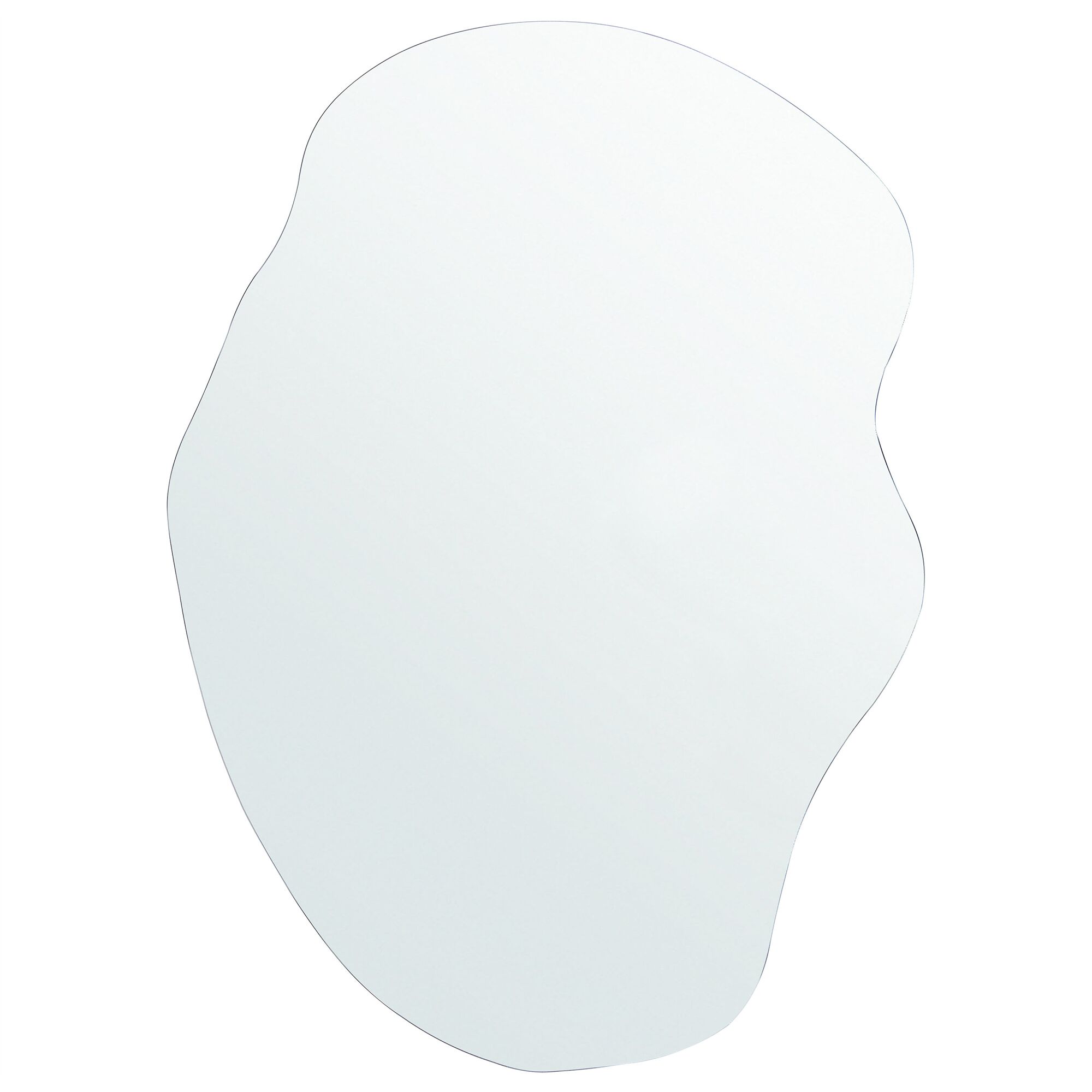 Vægspejl FALAISE 50 cm 70 cm Sølv