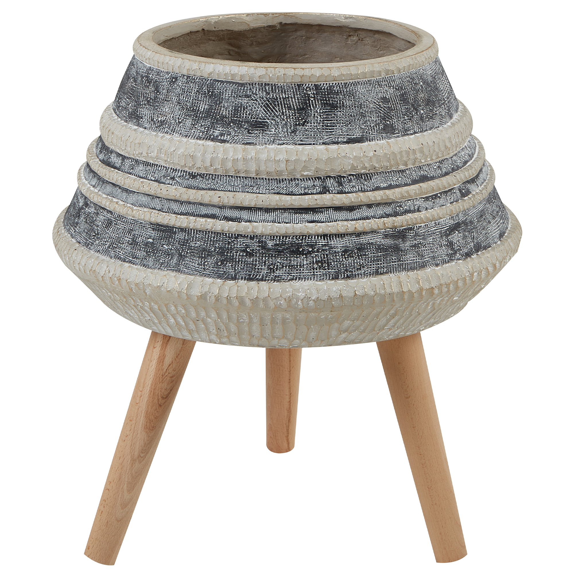 Forhøjet plantekrukke ATHAEA 37 cm Beige