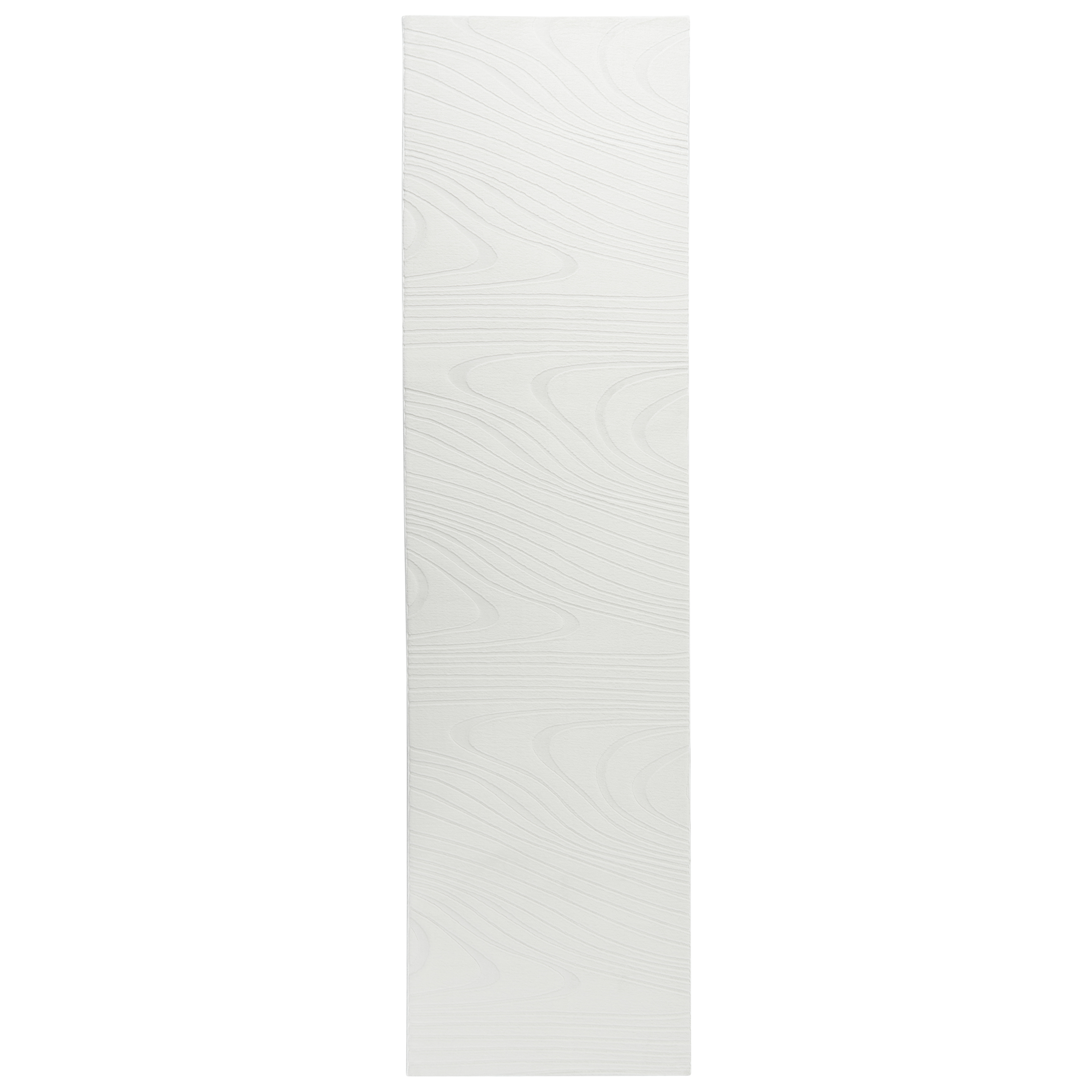 Tæppe af kunstpels ONTAKE Cremehvid 80 x 300 cm