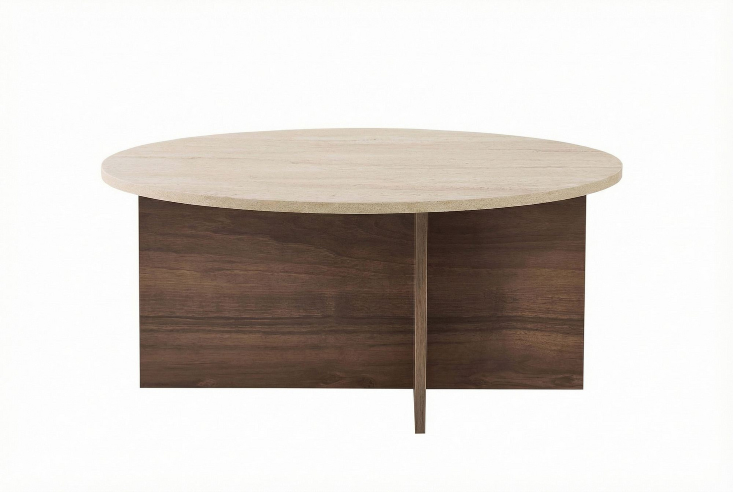 Norda Design Stilfuldt sofabord, 90 x 90 x 40 cm | 100% melaminbelagt, 18 mm tyk