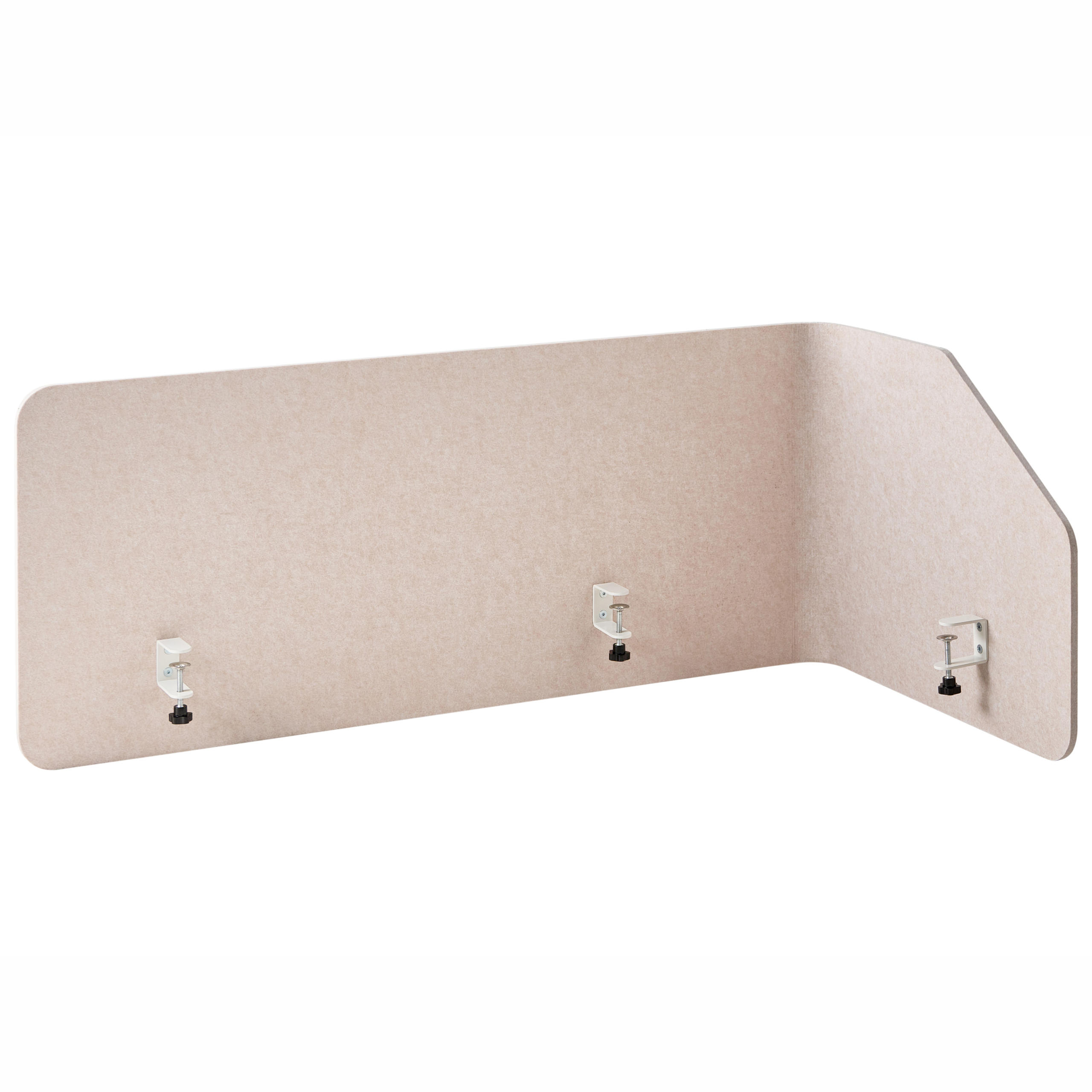 Skrivebordsdeler FOLDY 120 x 50 cm Beige