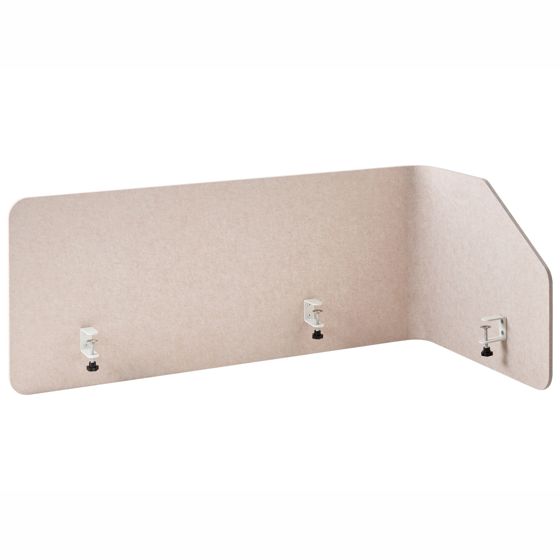 Skrivebordsdeler FOLDY 120 x 50 cm Beige