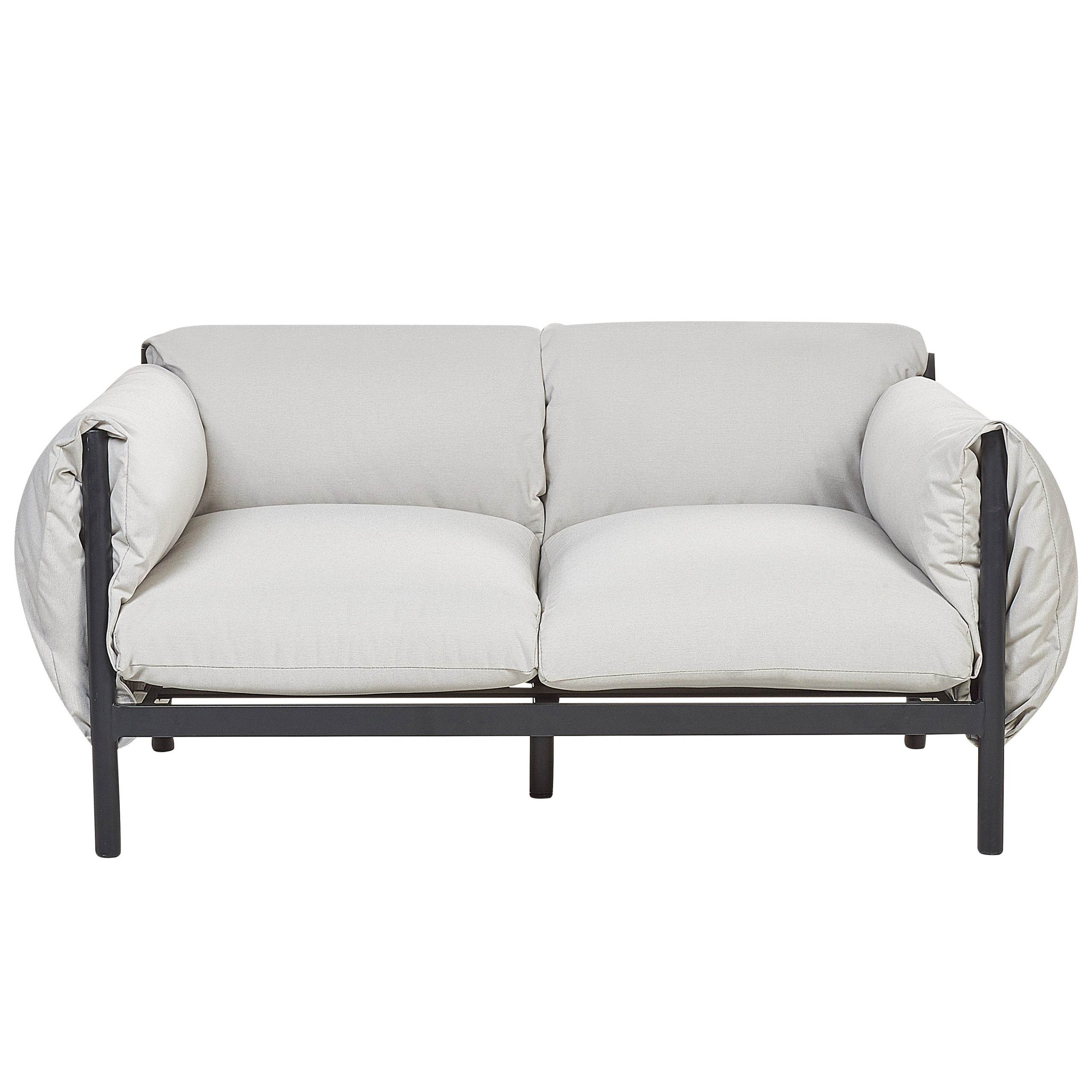 Havesofa 2 personers ESPERIA Metal Grå