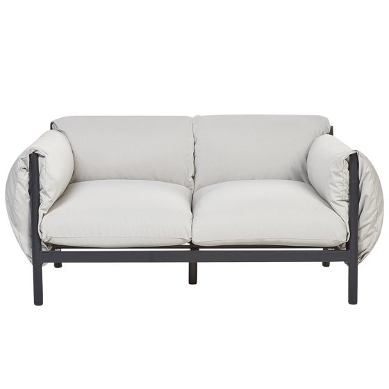Havesofa 2 personers ESPERIA Metal Grå