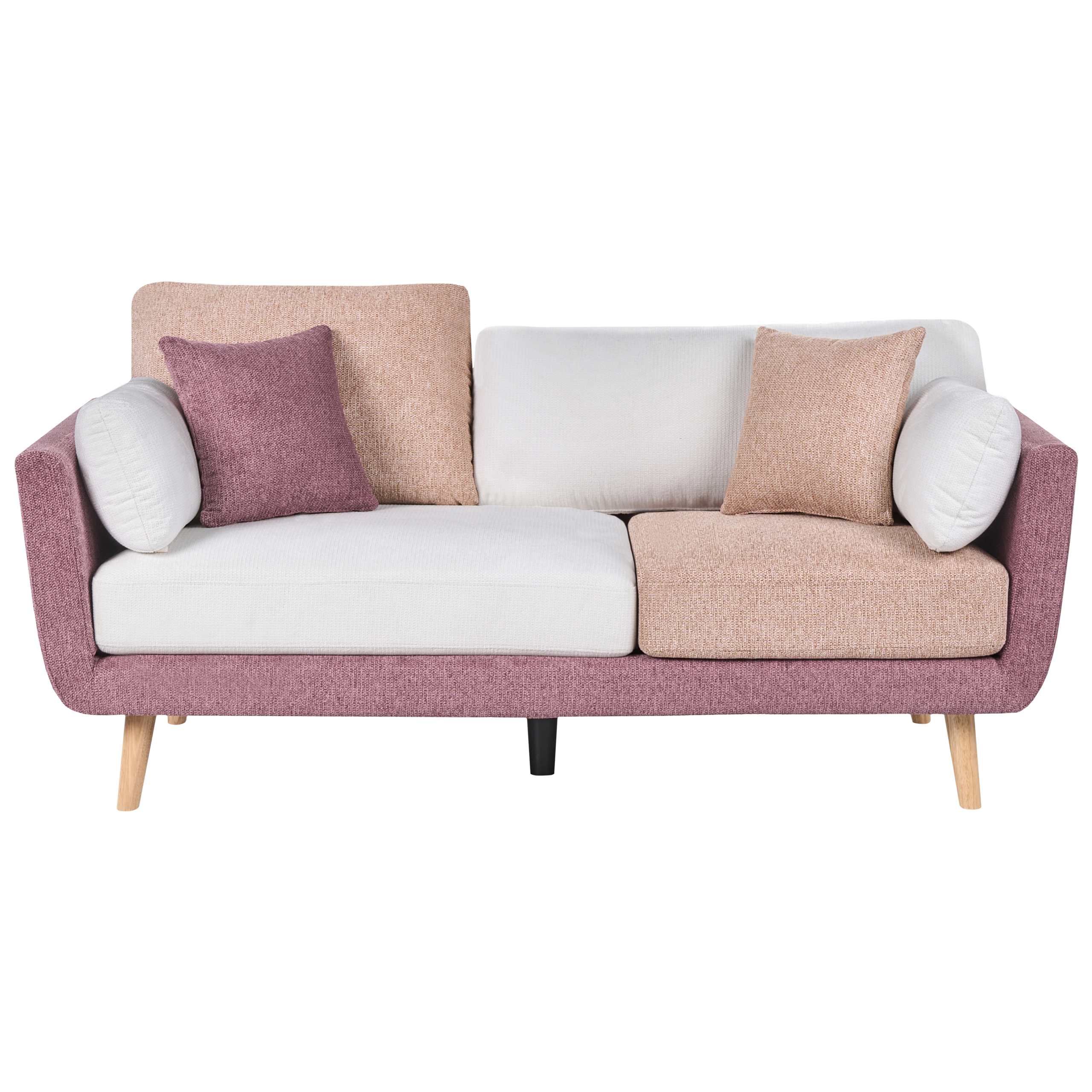 Sofa 3 personers BOLGA Lyserød