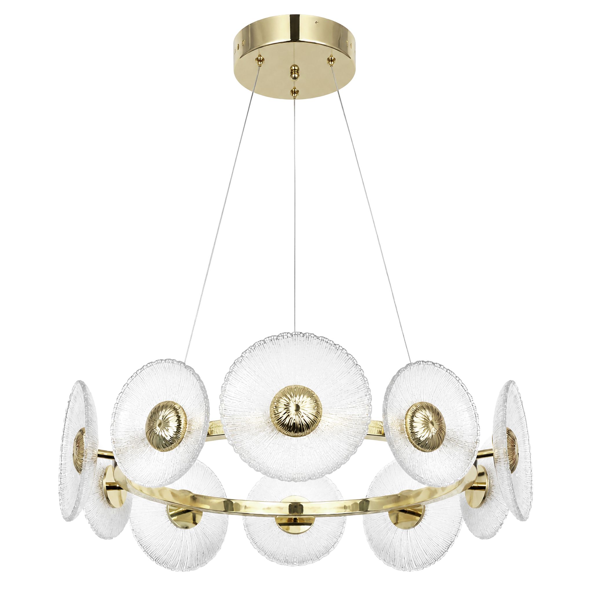 TOOLIGHT hængende loftlampe SWE071-CP 60cm Guld 100x60x18cm