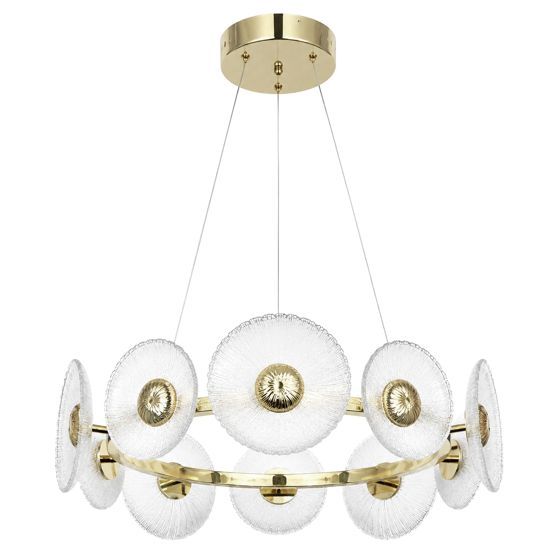 TOOLIGHT hængende loftlampe SWE071-CP 60cm Guld 100x60x18cm