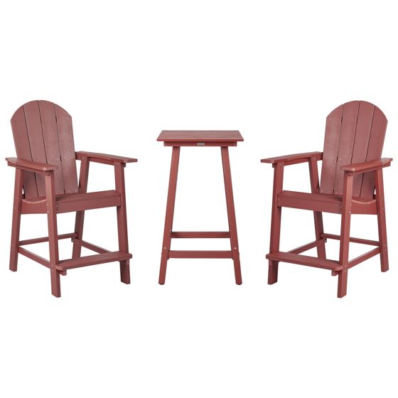Altansæt ADIRONDACK Rød