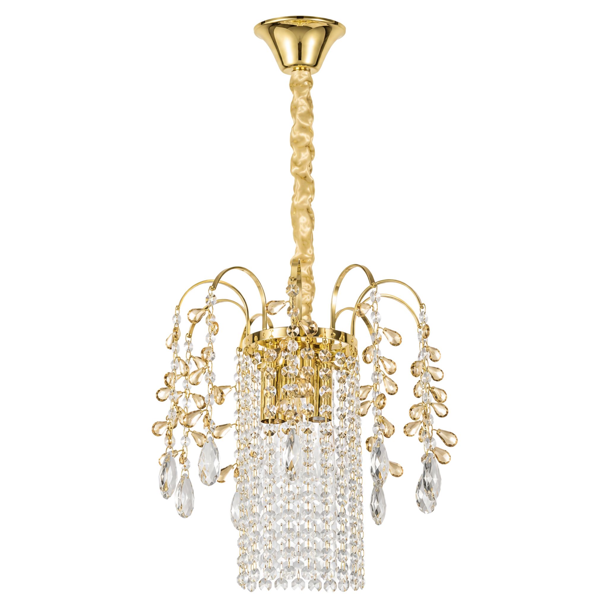 TOOLIGHT hængende loftlampe SWE090-CP 30cm Guld 27x27x80,5cm