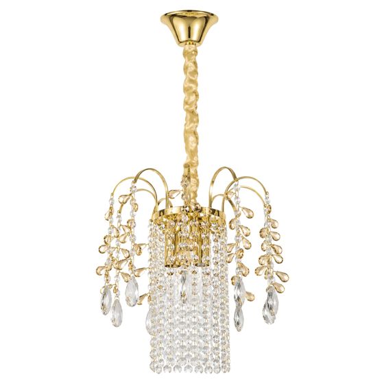 TOOLIGHT hængende loftlampe SWE090-CP 30cm Guld 27x27x80,5cm