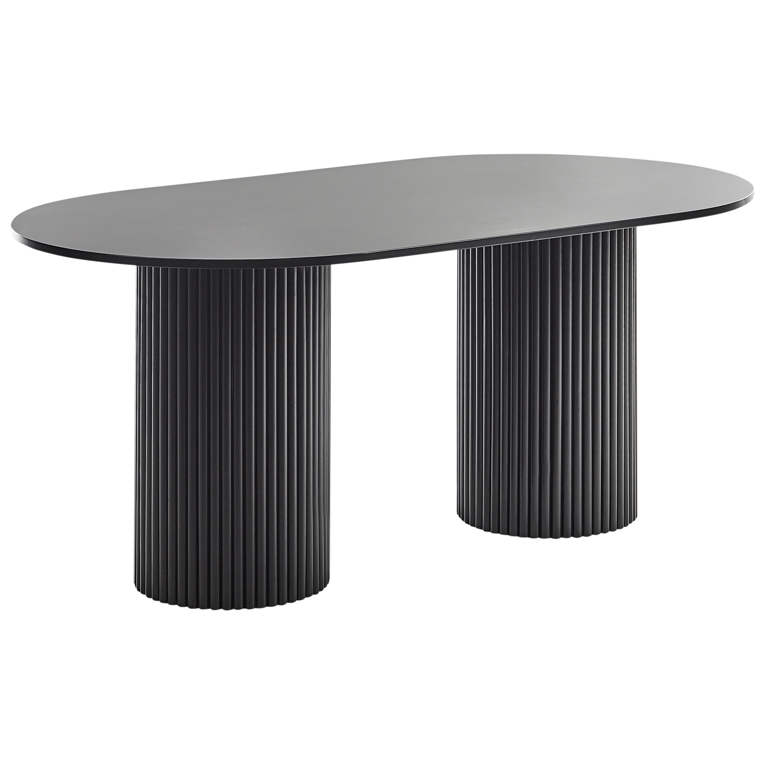 Spisebord SHERIDAN Sort 180 cm 100 cm
