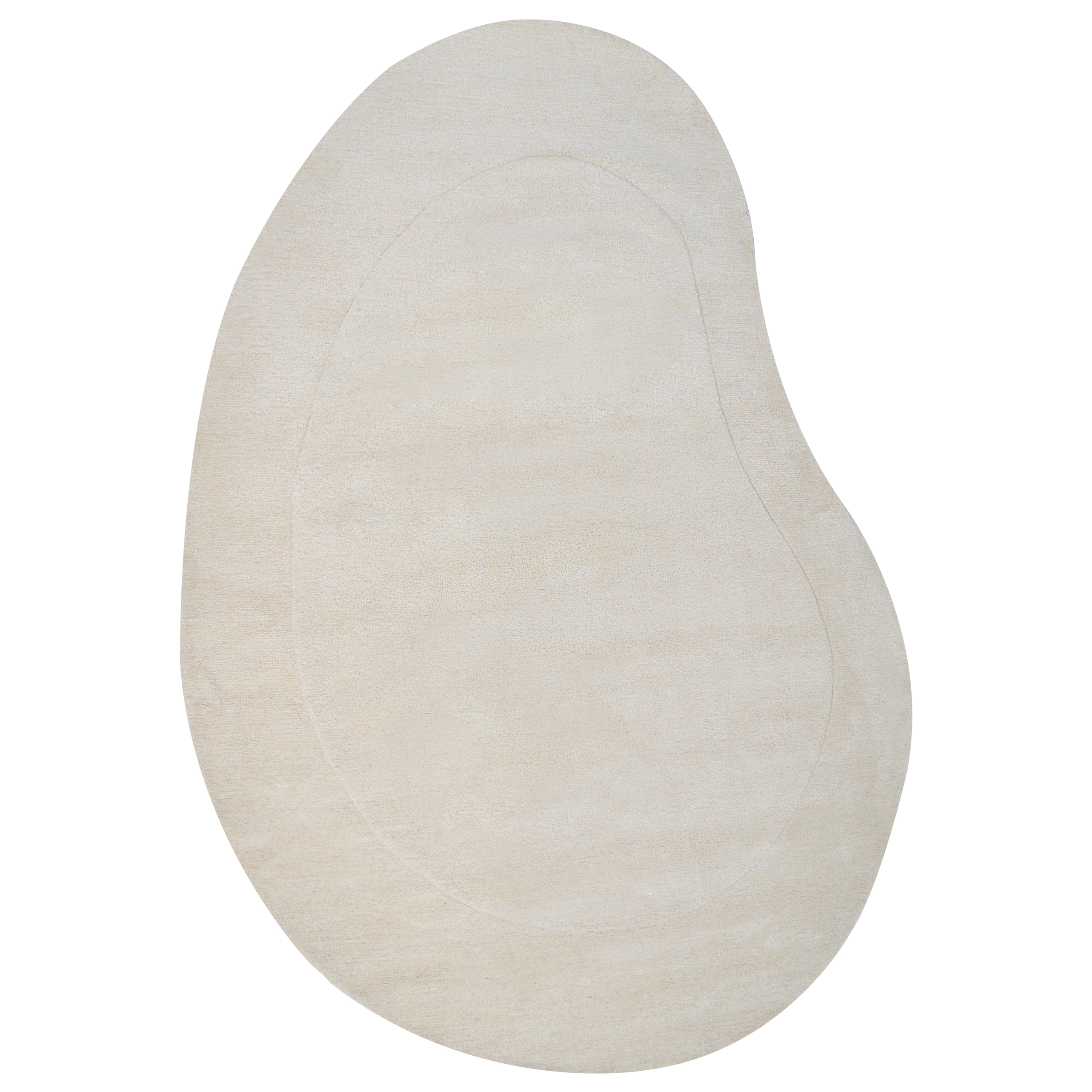 Gulvtæppe MASSO Lys Beige 160 x 230 cm Viskose