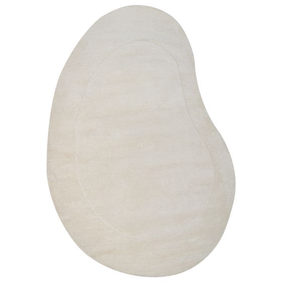 Gulvtæppe MASSO Lys Beige 160 x 230 cm Viskose