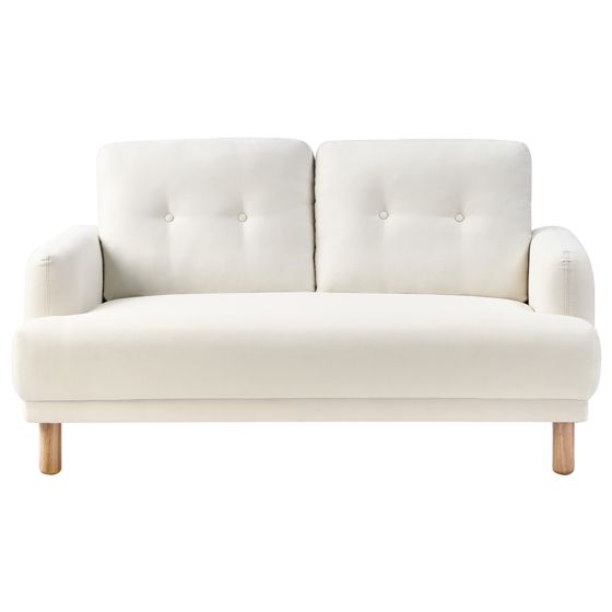 Sofa 2 personers TUVE Cremehvid