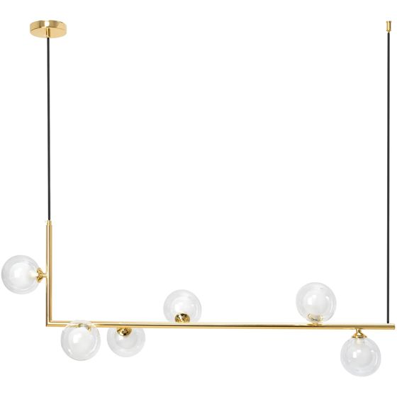 TOOLIGHT hængende loftlampe APP690-6CP Guld 90x90x106cm