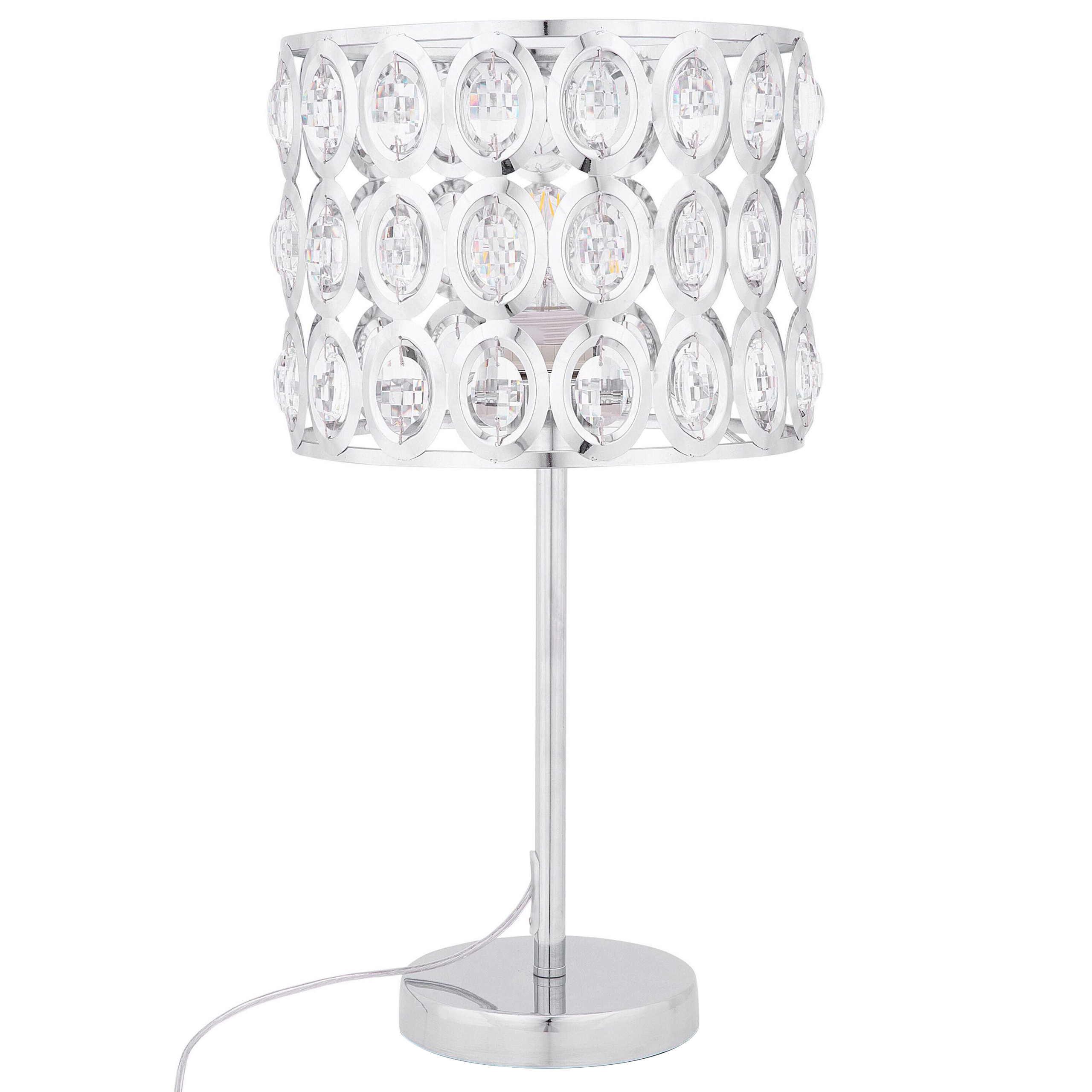 Bordlampe TENNA Krystal Sølv