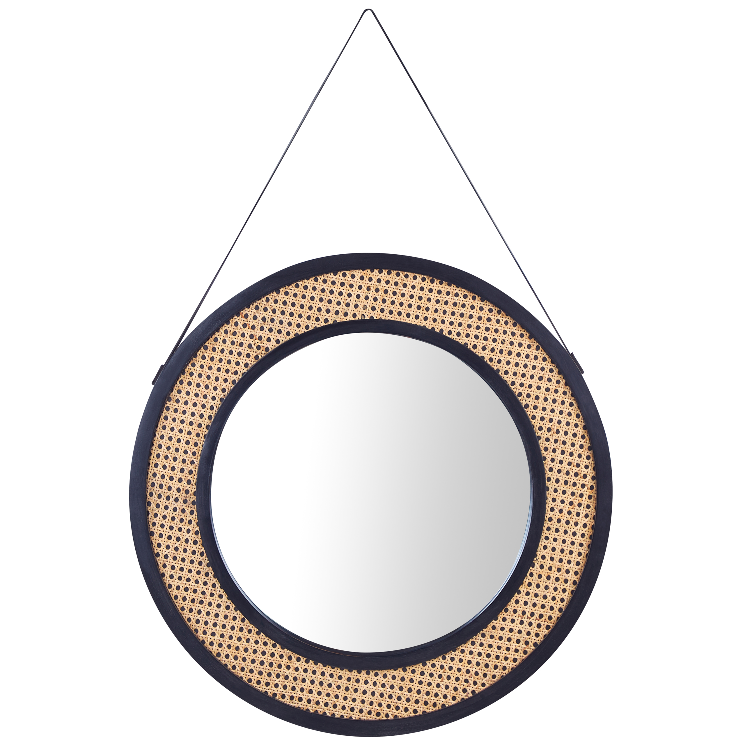 Vægspejl CAMBRAI 70 cm 104 cm Rattan Naturlig