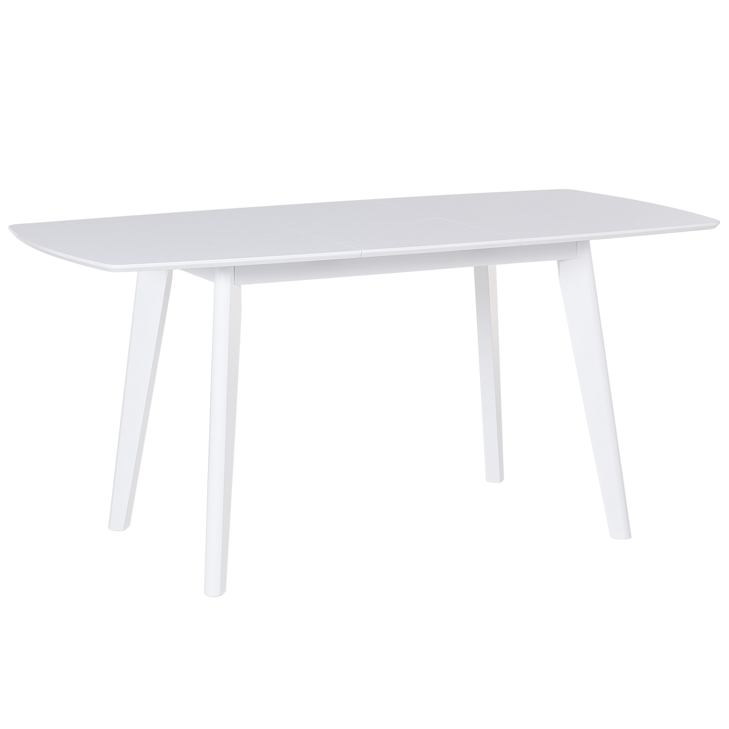 Spisebord med udtræk SANFORD Hvid 120/160 cm 80 cm
