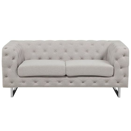Sofa 2 personers VISSLAND Lys Beige