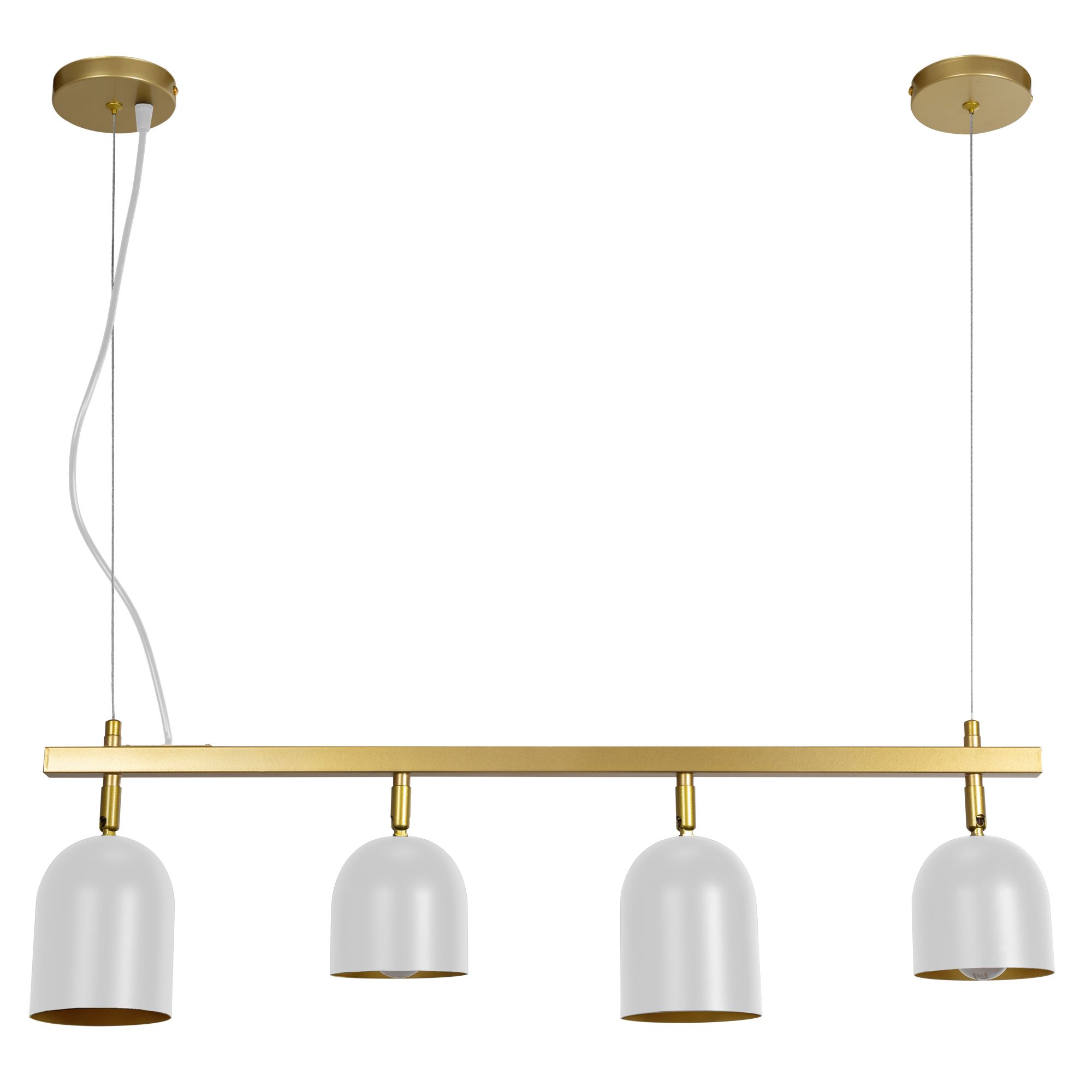 TOOLIGHT hængende loftlampe APP1030-4CP Hvid 74x10x20cm