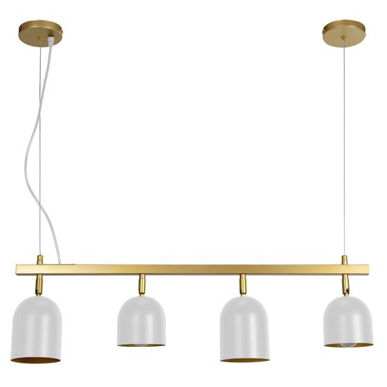 TOOLIGHT hængende loftlampe APP1030-4CP Hvid 74x10x20cm