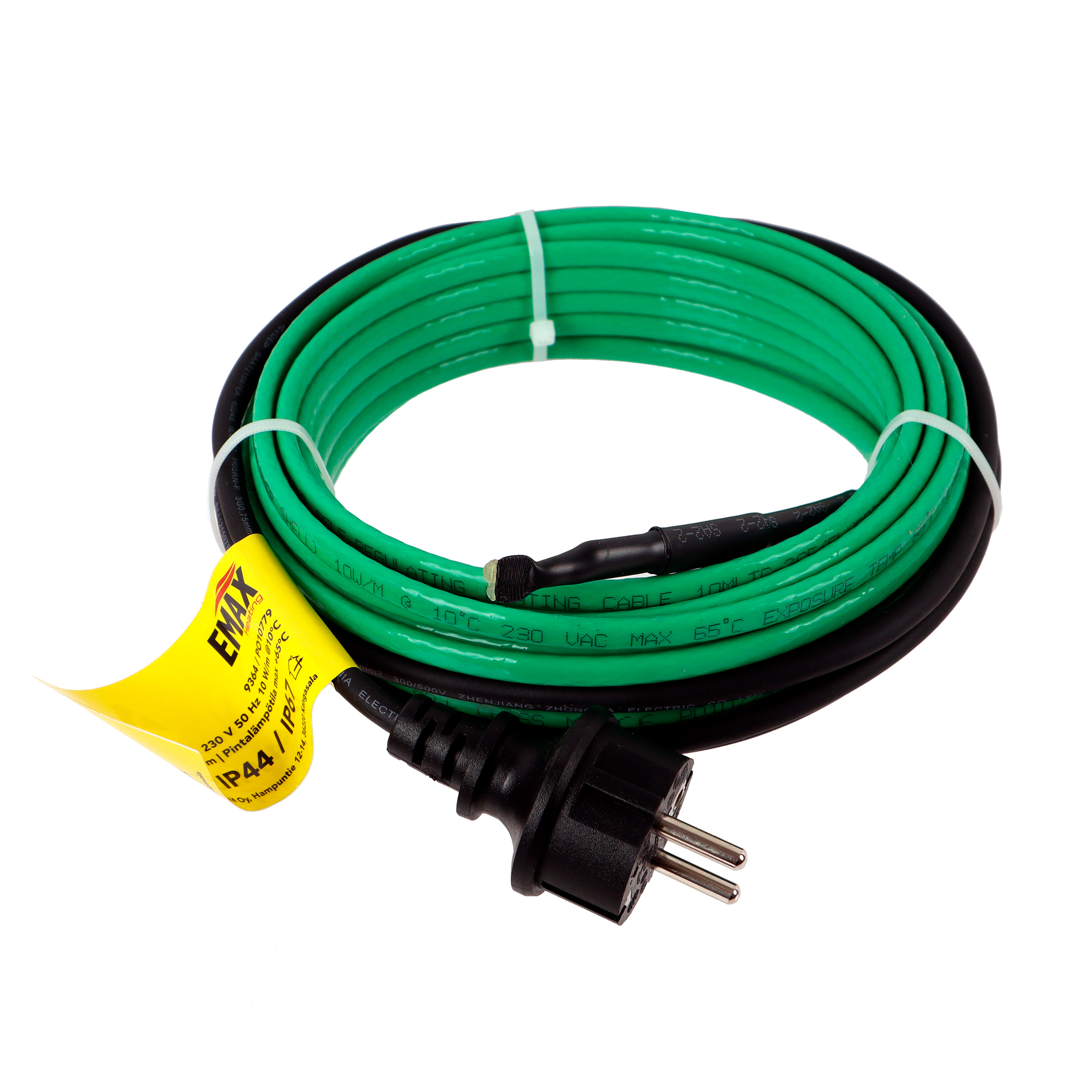 Emax Heating Selvregulerende frostsikringskabel 100W 230V med stikprop længde 10 meter