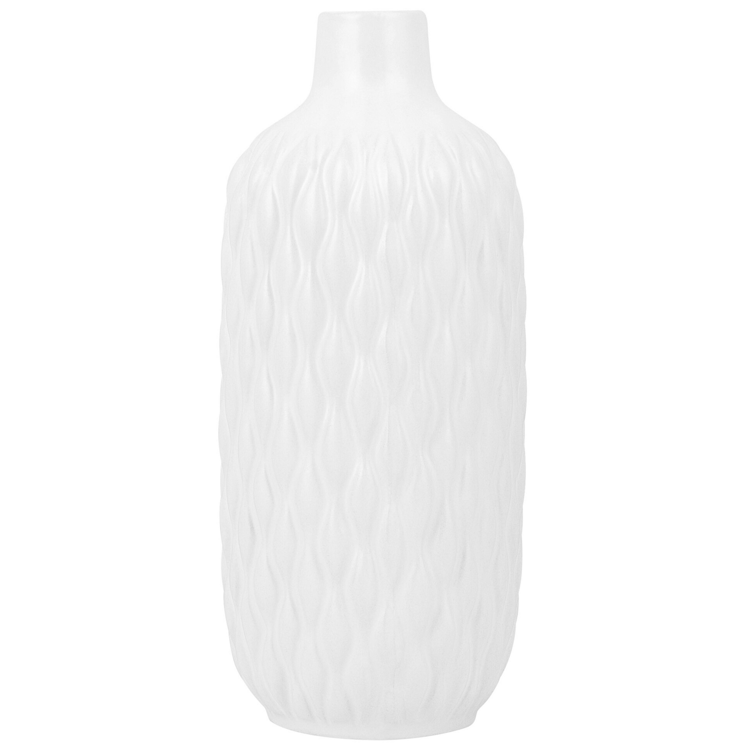 Dekovase EMAR 31 cm Stentøj Hvid