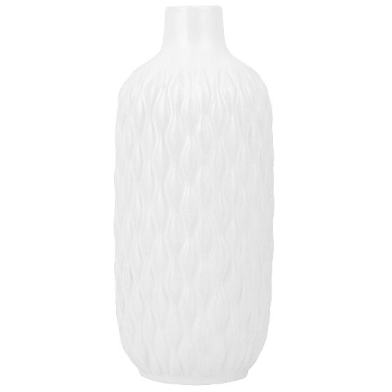 Dekovase EMAR 31 cm Stentøj Hvid