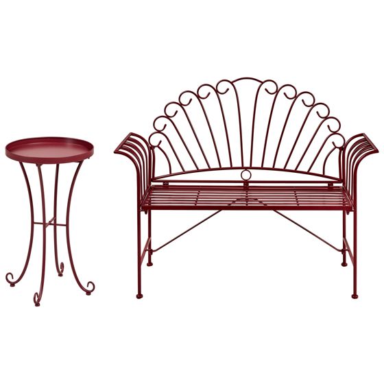 Altansæt CAVINIA Metal Bordeaux