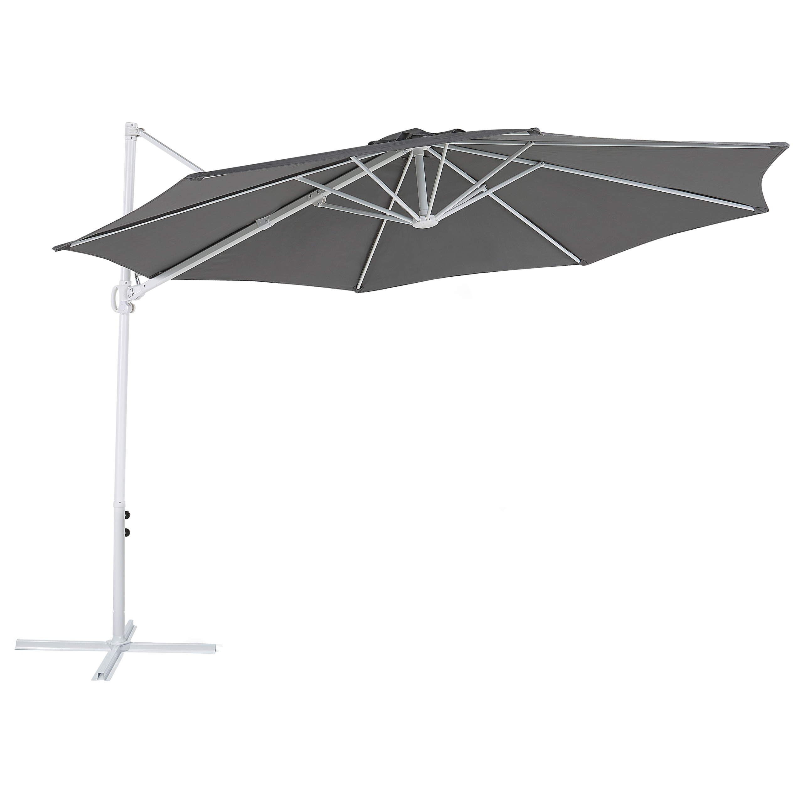 Cantilever parasol 295 cm SAVONA II Mørkegrå