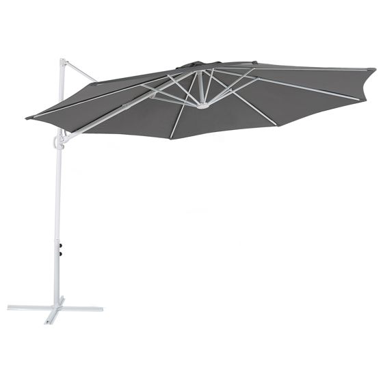 Cantilever parasol 295 cm SAVONA II Mørkegrå