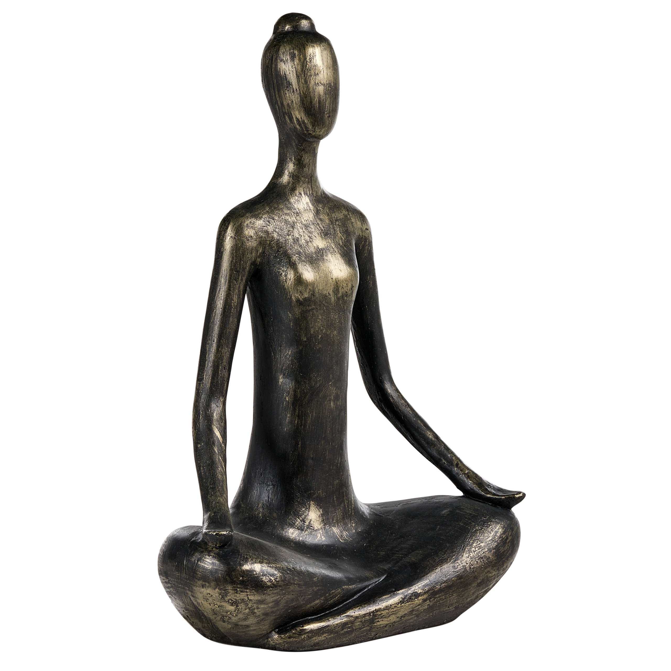 Havestatue YOGHINA Kvinde Sort/guld
