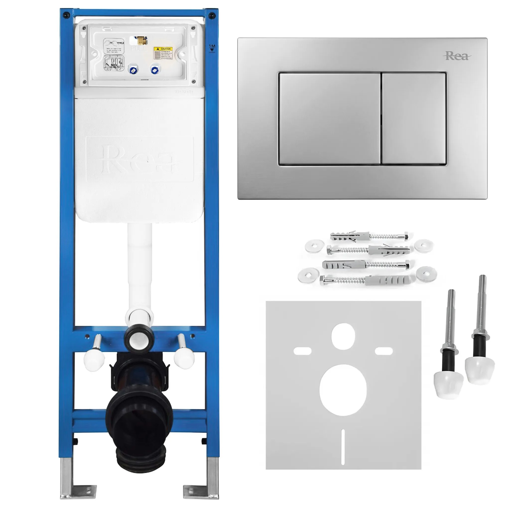 REA indbygningscisterne SLIM 024N Hvid, 22x35,2x106,2cm