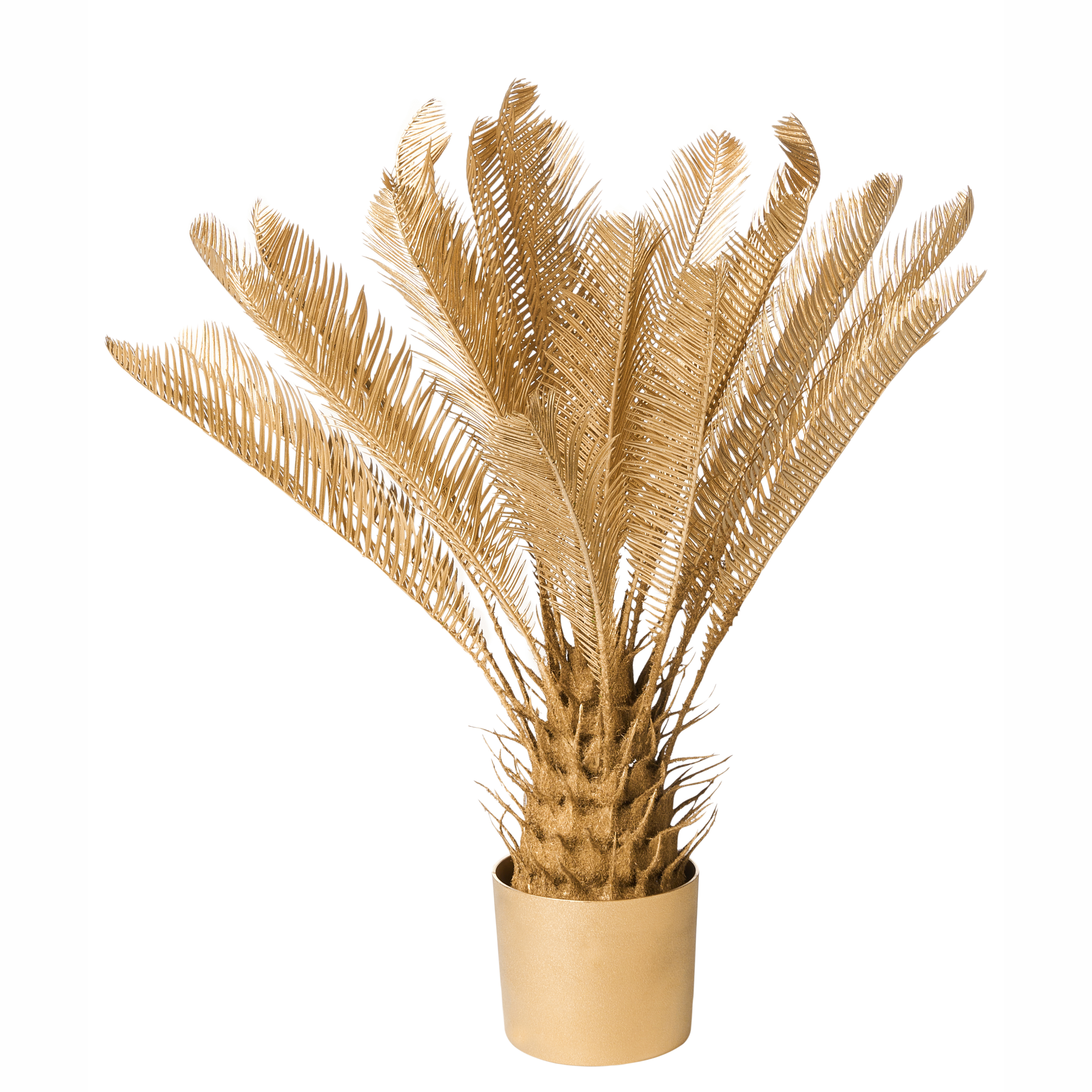 Kunstig plante ARECA PALM TREE 70 cm Guld