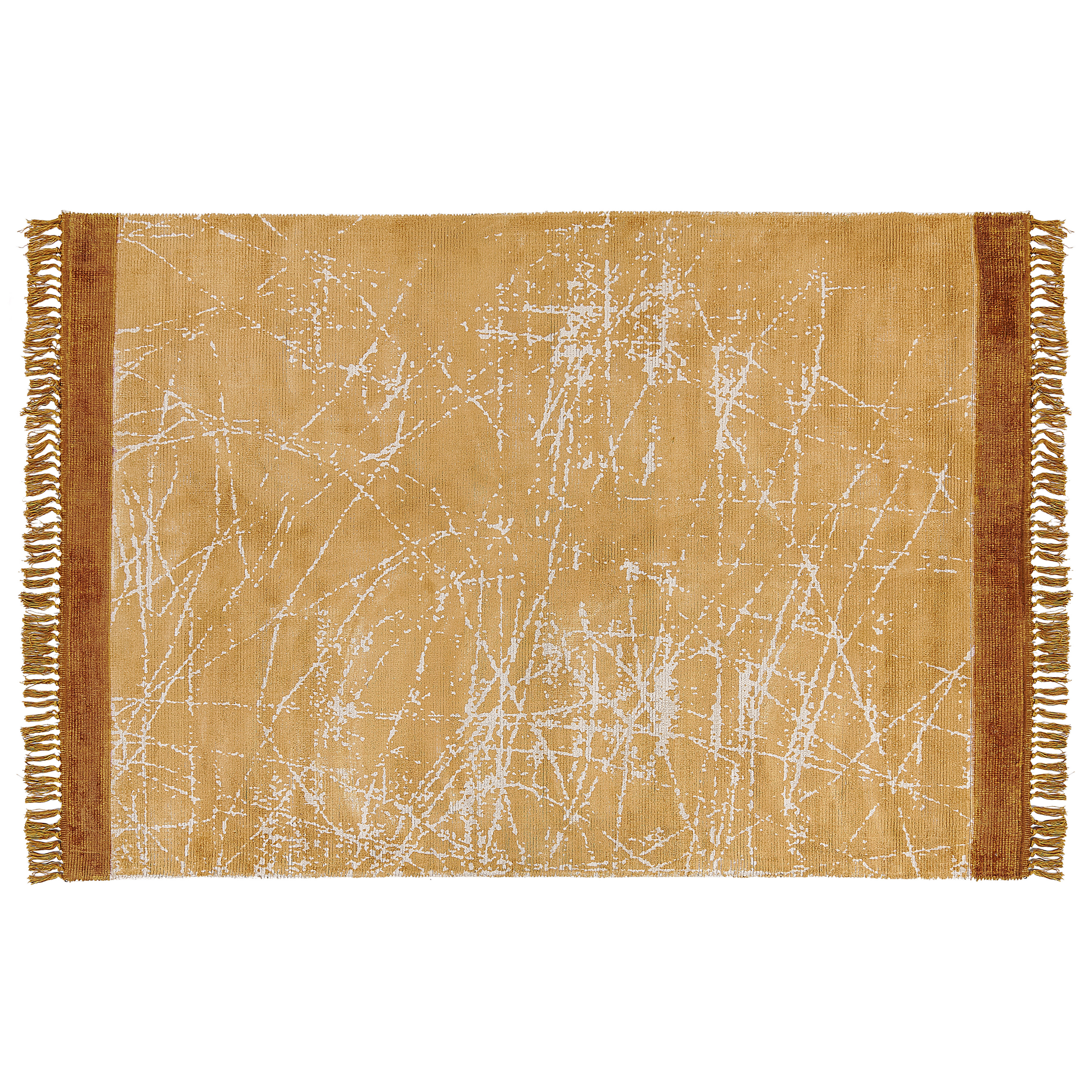 Gulvtæppe HANLI Orange 160 x 230 cm Viskose