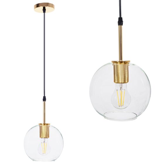 TOOLIGHT hængende loftlampe APP1177-1CP Guld 17x17x26cm