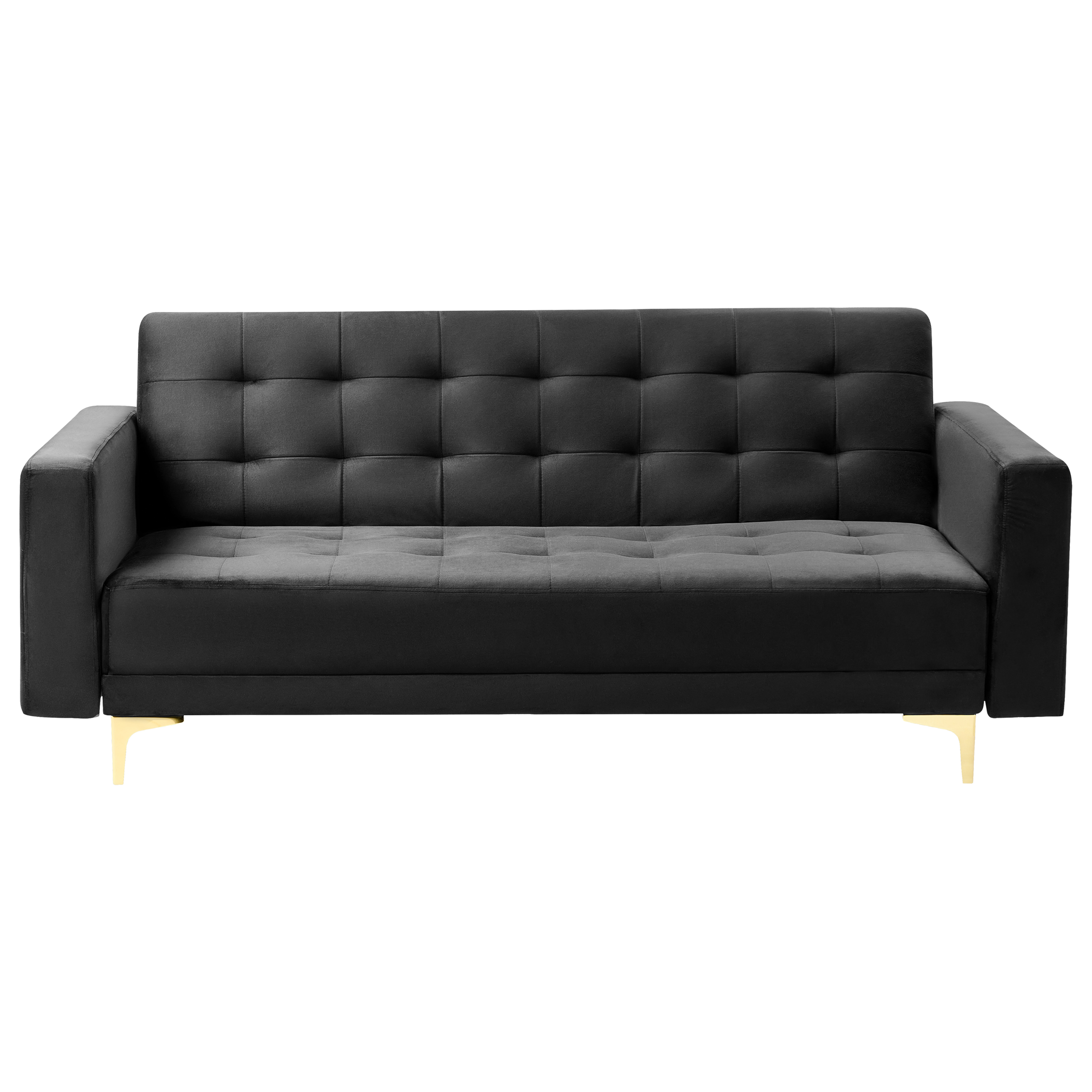 Sovesofa 3 personers ABERDEEN Velour Sort