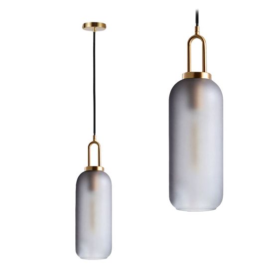 TOOLIGHT hængende loftlampe APP628-1CP Grå 43x13x50cm