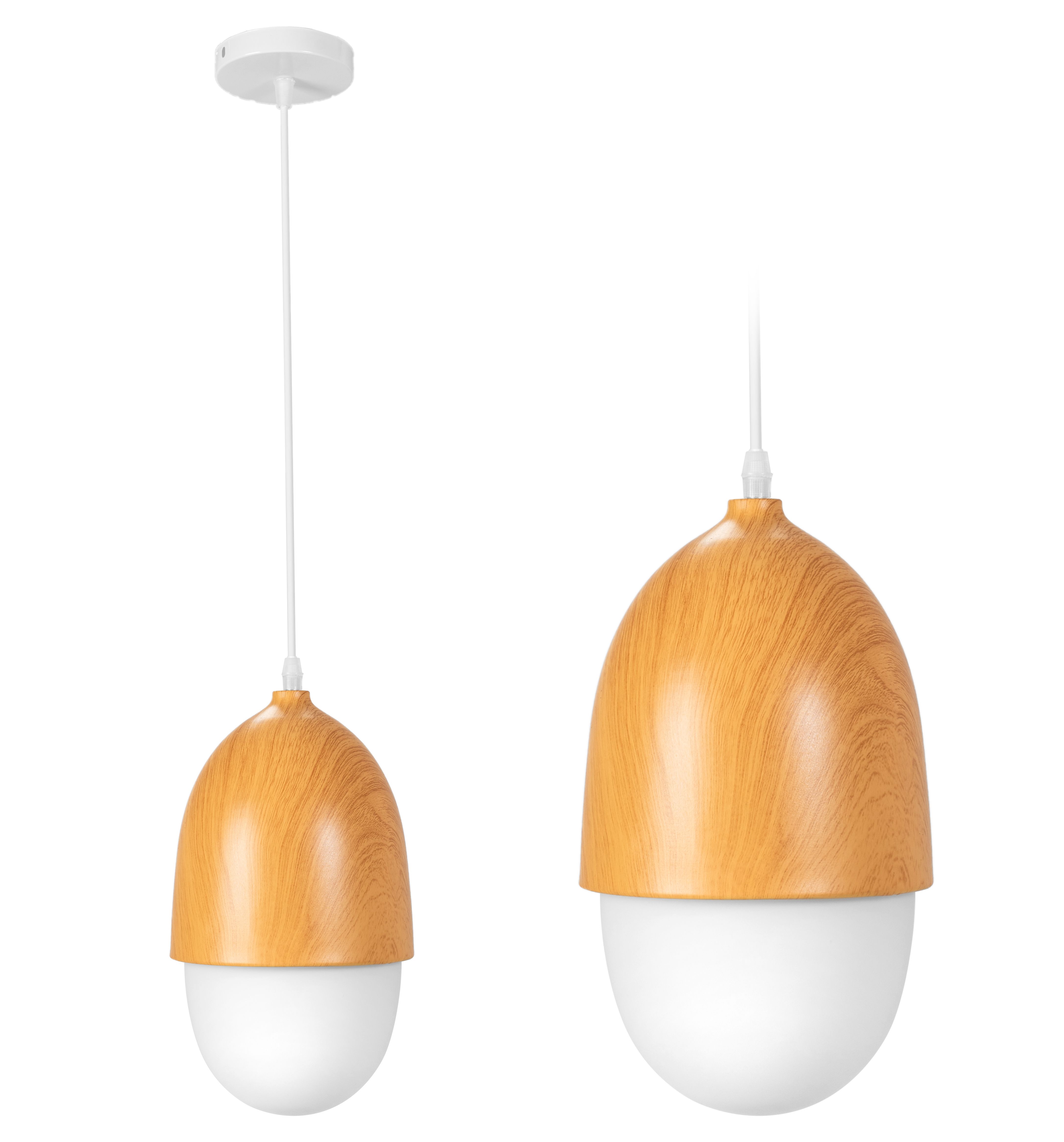 TOOLIGHT hængende loftlampe APP952-1CP GROUND 14CM Brun 28x17x80cm