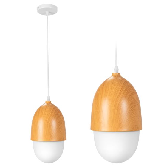TOOLIGHT hængende loftlampe APP952-1CP GROUND 14CM Brun 28x17x80cm