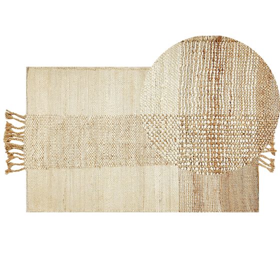 Gulvtæppe HAMZALAR Beige 80 x 150 cm Jute