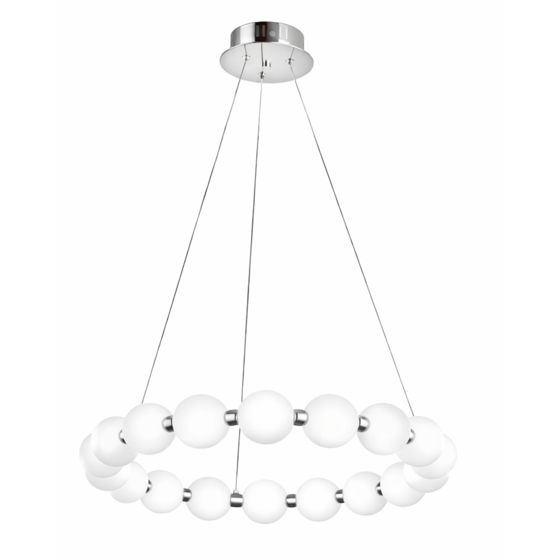 TOOLIGHT hængende loftlampe G183-CP LED Krom 58x58x85cm