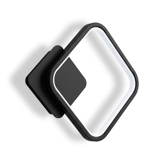 TOOLIGHT væglampe LHJ122-W LED Sort 5,5x22,5x22,5cm