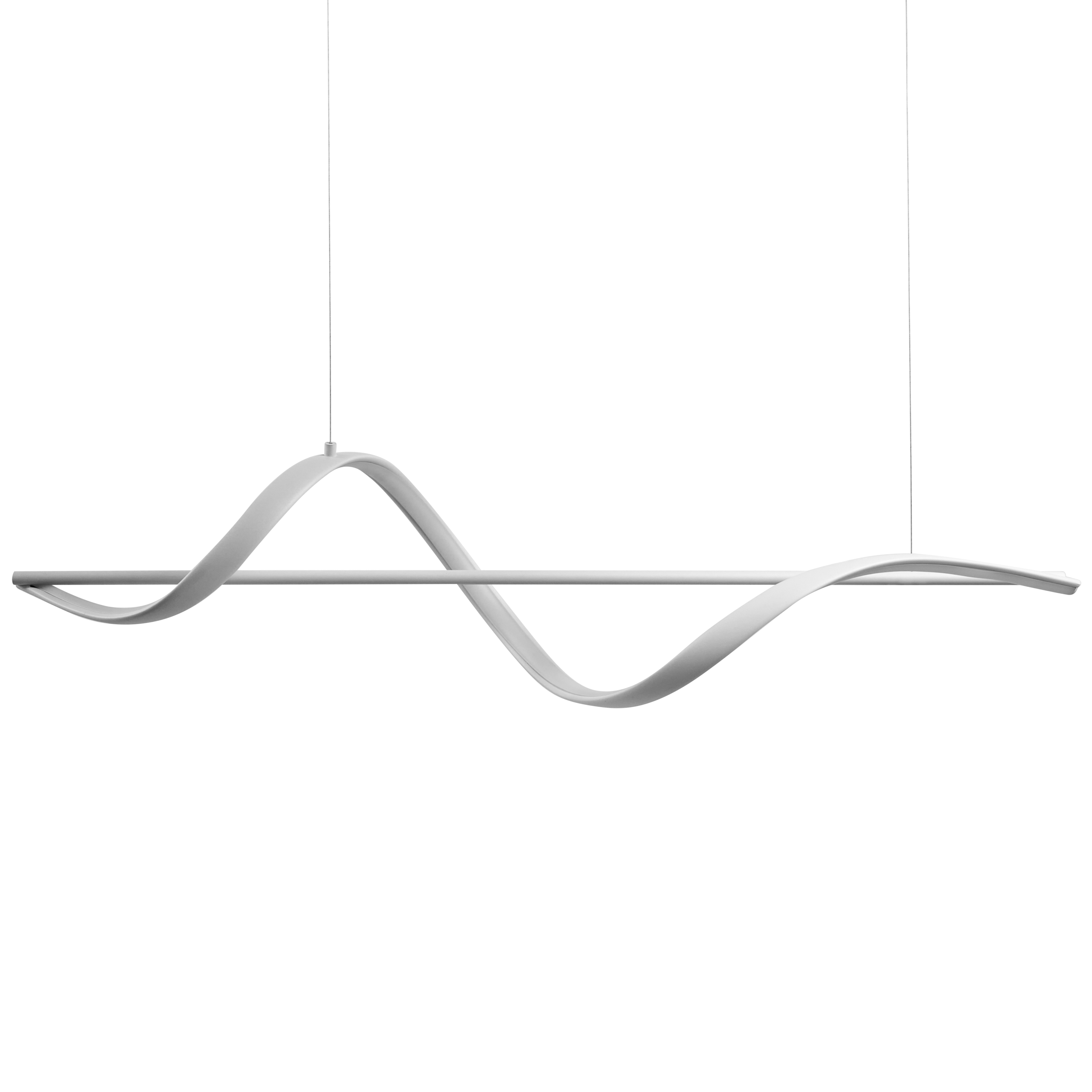 LED-pendel lampe KHUTTI Med fjernbetjening Med dæmpning Metal Hvid