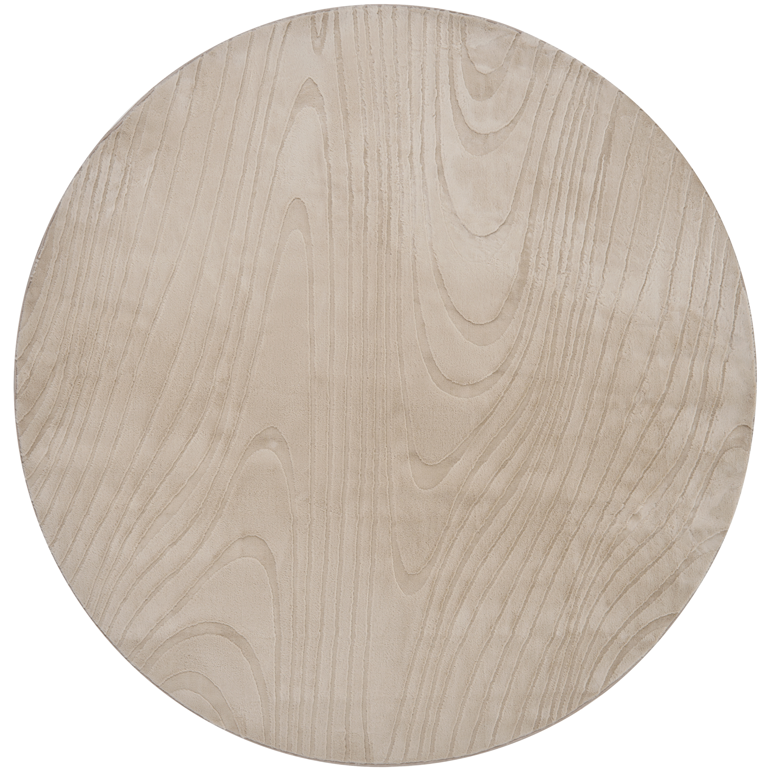 Tæppe af kunstpels ONTAKE Beige ø 160 cm