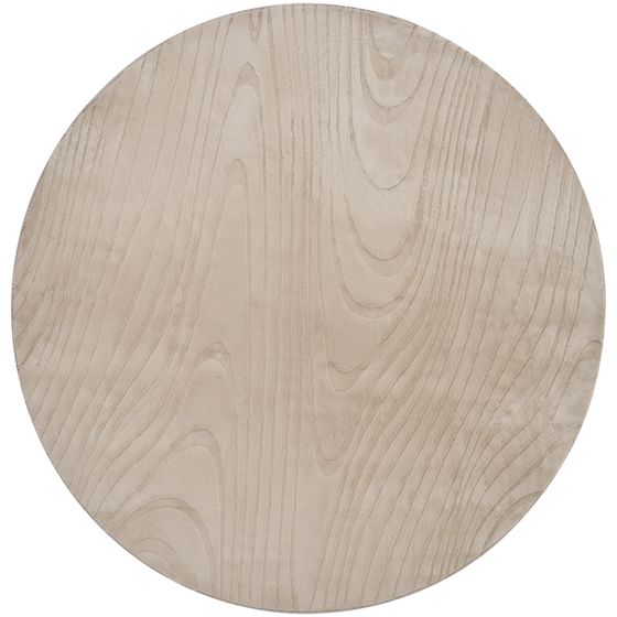 Tæppe af kunstpels ONTAKE Beige ø 160 cm