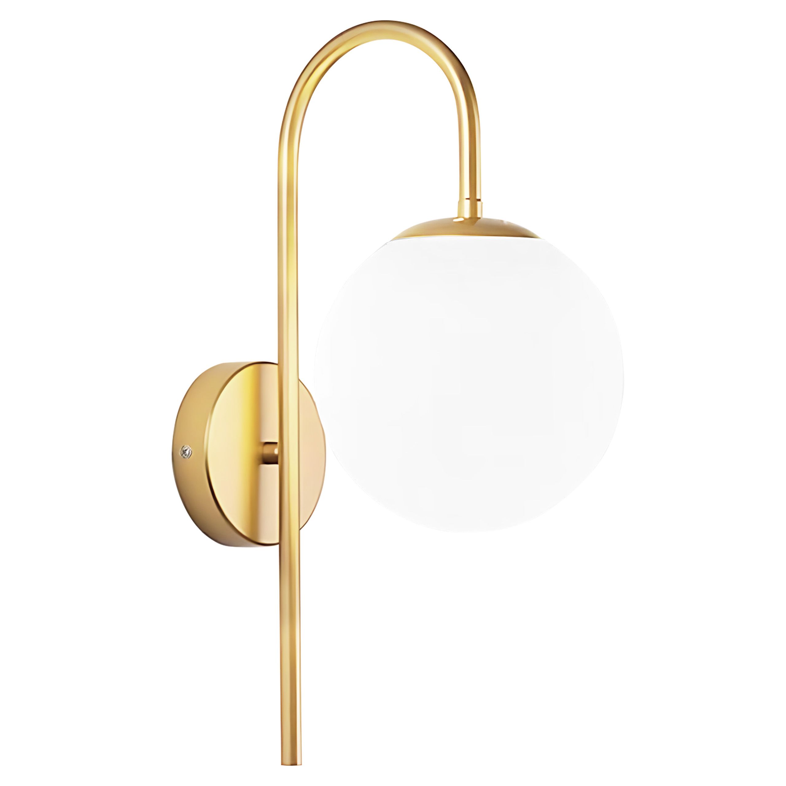 TOOLIGHT væglampe G091-1W Guld/Hvid 15x10x15cm